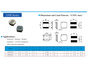 谷景GNR3015NT1R0贴片电感兼容MCSG315Z1R0N贴片电感