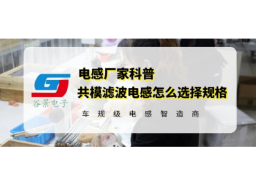 谷景告诉你共模滤波电感怎么选择规格